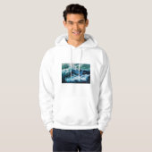 Veste À Capuche Bateau en mer dans la tempête (Devant entier)