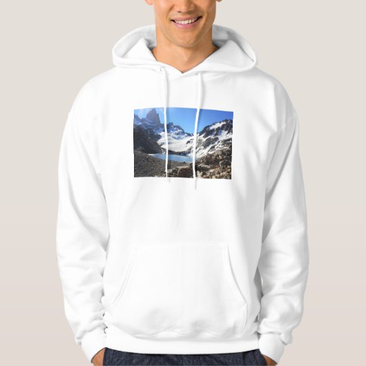 Veste À Capuche Bâti proche Fitz Roy de lac glacier (Devant)