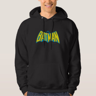 Veste À Capuche Batman Logo Vintage bleu jaune