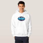 Veste À Capuche Batman | Symbole rose et bleu (Devant entier)
