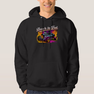 Veste À Capuche Bâton Chaud, Né À Être Rapide, Baguette De Voiture