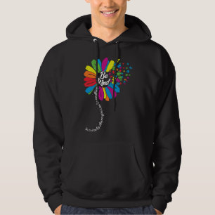 Veste À Capuche Be Kind Sensibilisation sur l'autisme Sunflower