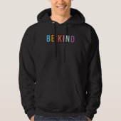Veste À Capuche Be Kind Throwback Retro Positive Quote Classic (Devant)