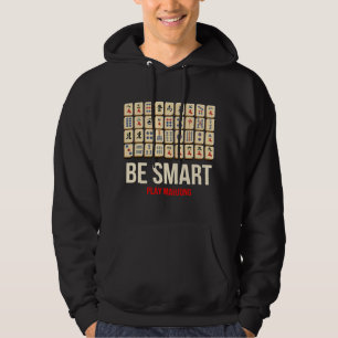 Veste À Capuche Be Smart Play Mahjong Illustration Nouveauté Graph
