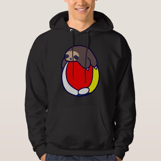 Veste À Capuche Beach Ball Sloth (Devant)