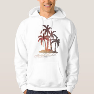 Veste À Capuche Beach Palm Trees