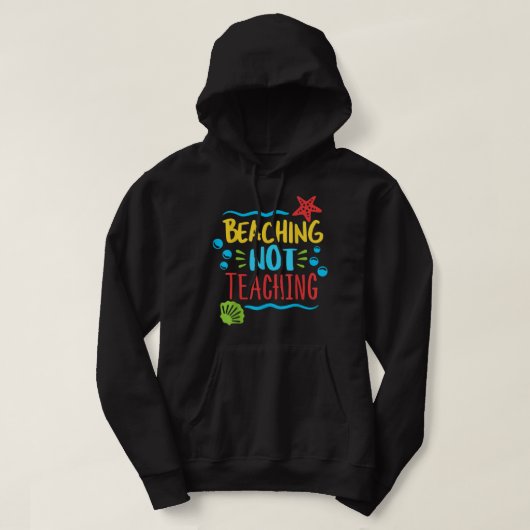 Veste À Capuche Beaching Not Teaching (Design devant)