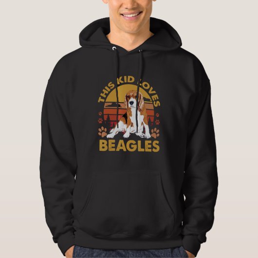 Veste À Capuche Beagle Garçons Et Filles Beagle (Devant)