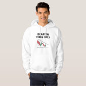 Veste À Capuche Bearish Vibes Only Trader Hoodie | Chart Pattern (Devant entier)