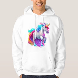 Veste À Capuche Beau Sticker Unicorn 2