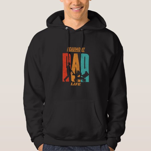 Veste À Capuche Beaumont Native Funny State Drapeau Papa Parent Bé (Devant)