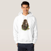 Veste À Capuche Bébé orang-outan et papillon (Devant entier)