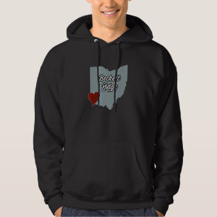 Veste À Capuche Beckett Ridge Ohio OH Ville État USA Cadeau Mign
