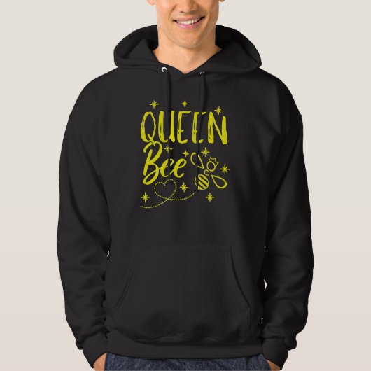 Veste À Capuche Bee Beekeeper Jote Beekeeper Queen Bee Crown Bee Q (Devant)