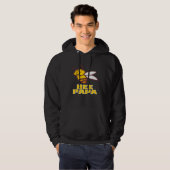 Veste À Capuche Bee Papa Beekeeper Honey Hive Tee (Devant entier)