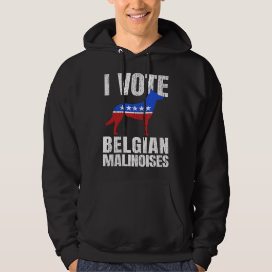 Veste À Capuche Belgian Malinois  1 (Devant)