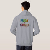 Veste À Capuche Believe in Yourself Hoodie – Wings of Confidence (Dos entier)