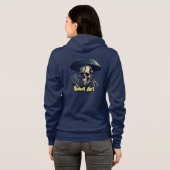 Veste à capuche Bella+Canvas pour femmes (Dos entier)