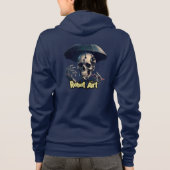 Veste à capuche Bella+Canvas pour femmes (Dos)