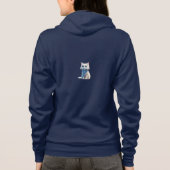 Veste à capuche Bella+Canvas pour femmes (Dos)