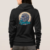 Veste à capuche Bella+Canvas pour femmes (Dos)