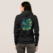 Veste à capuche Bella+Canvas pour femmes (Dos entier)