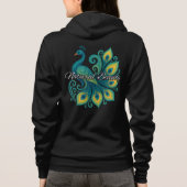Veste à capuche Bella+Canvas pour femmes (Dos)