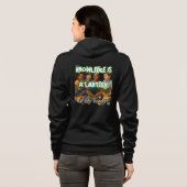 Veste à capuche Bella+Canvas pour femmes (Dos entier)