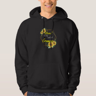 Veste À Capuche Béni D'Être Appelé Gramma Tournesol Gramma Mothe