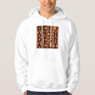 Veste À Capuche Benjamin Disraeli, homme politique britannique