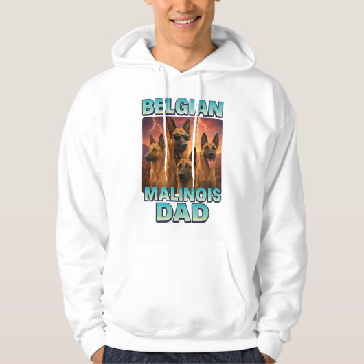 Veste À Capuche Berger belge Malinois (Devant)