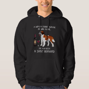 Veste À Capuche Bernard Et Chien À Vin Rempli