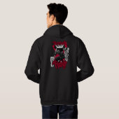 Veste À Capuche Berserk–Bretteur Noir (Dos entier)