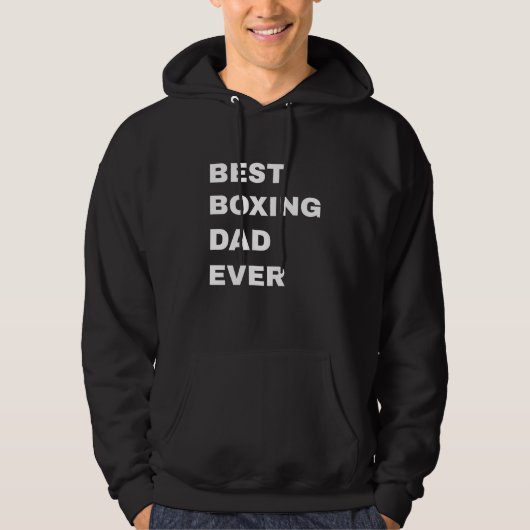 Veste À Capuche best boxing dad ever (Devant)