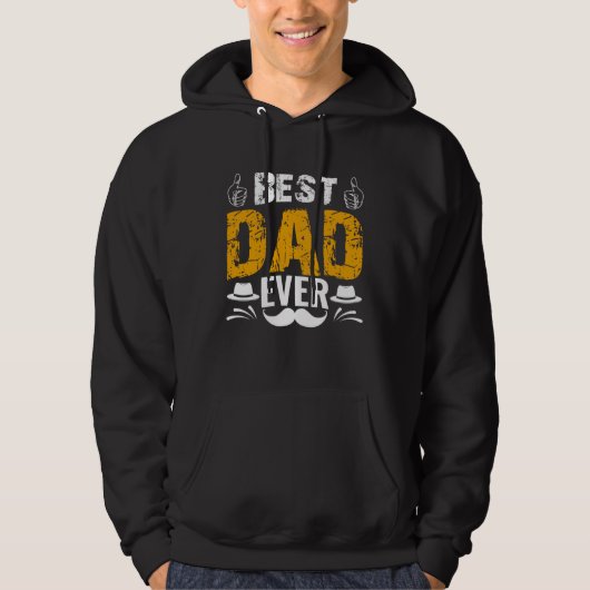 Veste À Capuche Best Dad Ever   Father´s Day Daddy Men Dad (Devant)