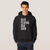 Veste À Capuche Best Fishing Dad Ever Angler Mens Fish (Devant entier)