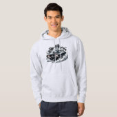 Veste À Capuche Bête de burnout Muscle Classique (Devant entier)