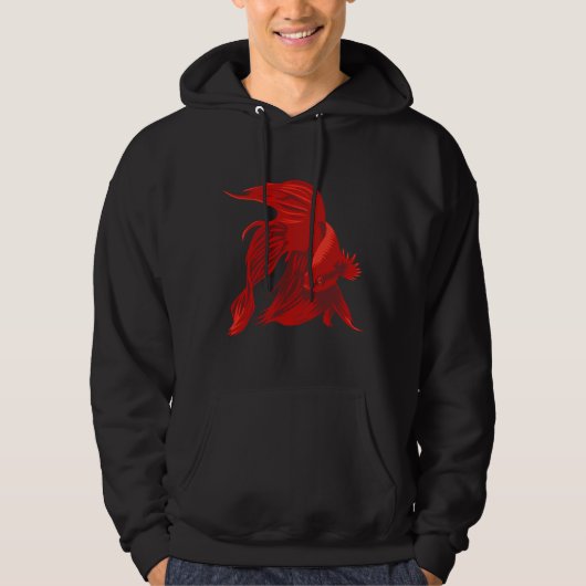 Veste À Capuche Betta Fish Art 65 (Devant)