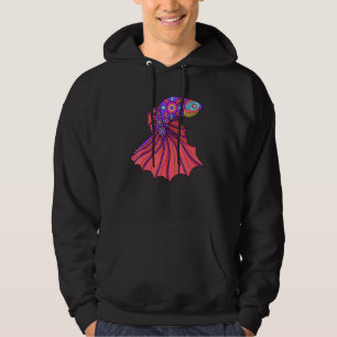 Veste À Capuche Betta Fish Mandala Siamese Combattre les fans de p