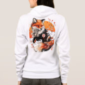 Veste À Capuche Beyaz Tasarım (Dos)