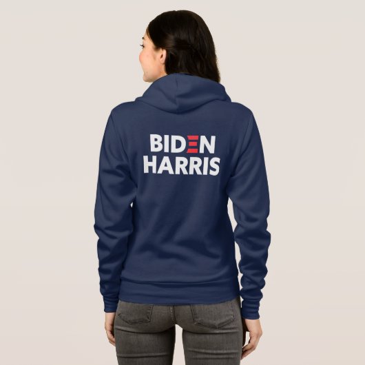 Veste À Capuche Biden / Harris Election Support Zip-Up (Dos entier)