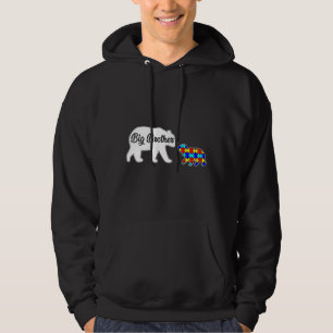 Veste À Capuche Big Brother Bear Sensibilisation sur l'autisme Sup