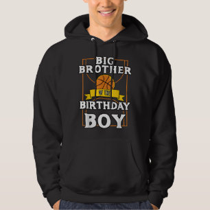 Veste À Capuche Big Brother De L'Anniversaire De Basketball Annive