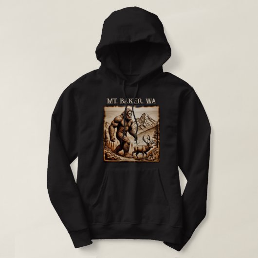 Veste À Capuche Bigfoot Mount Baker, WA (Design devant)