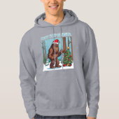 Veste À Capuche Bigfoot Père Noël - Ne cessez pas de croire (Devant)