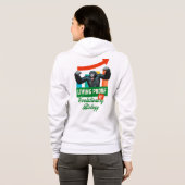 Veste À Capuche Biologie de l'évolution Humour des primates (Dos entier)