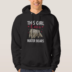 Veste À Capuche Biologiste de l'ours d'eau Tardigrade Microbiologi