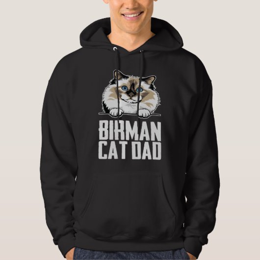 Veste À Capuche Birman cat dad (Devant)