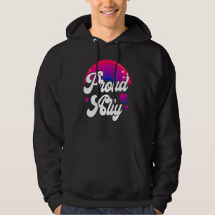 Veste À Capuche Bisexual Bi Fierté Drapeau Fière Ally