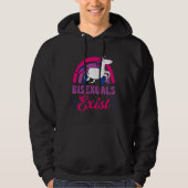 Veste À Capuche Bisexuals Exist Bisexual Pride Minimalist Rainbow  (Devant)